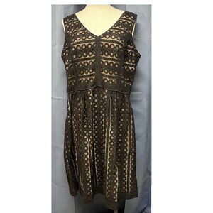 LOFT Ann Taylor Lace Dress. Gorgeous black lace dress with lining. Size 12